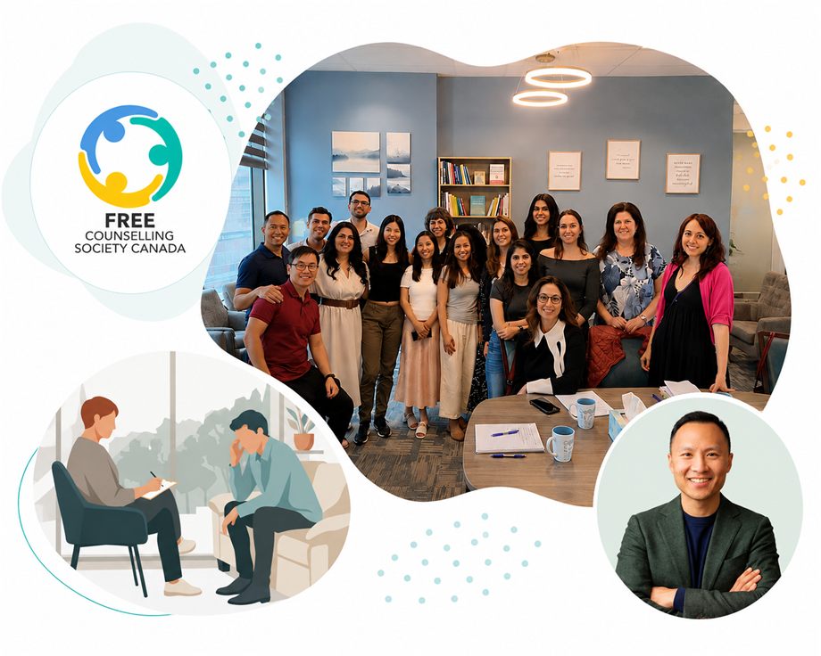 Free Counselling Society Canada — our founder Joseph Wong and volunteer counsellors